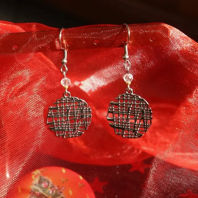 Boucles d'oreilles Boules de Noël